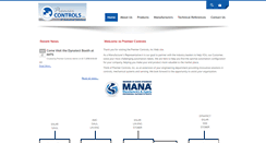 Desktop Screenshot of premiercontrols.com